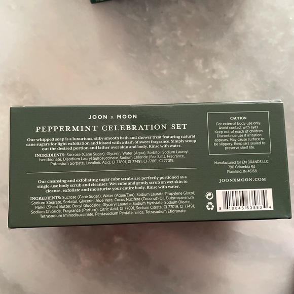 Joon x Moon  l Peppermint Whipped Soap & Sugar Cube Scrub Celebration Bundle X3 - Picture 5 of 8